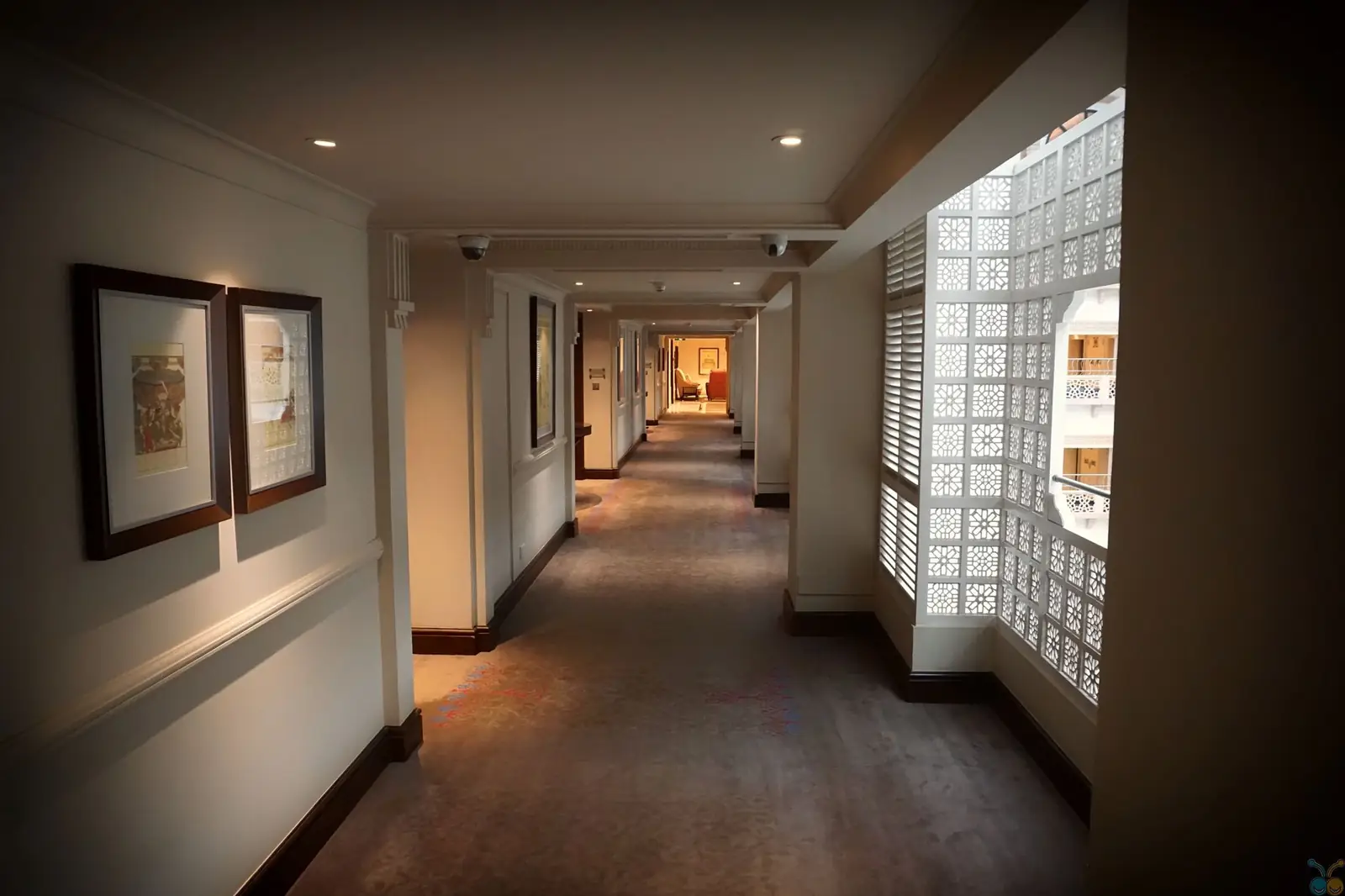 Halona Hotel Suites interior corridor